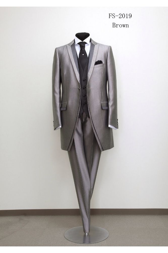 【SALE】【 FOORISERIE UOMO FS】タキシード シルバー DORMEUIL 4249 【販売衣装】