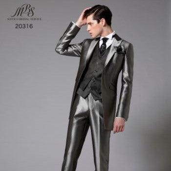 【TUNIC TUXEDO 20316】タキシード ホワイト DORMEUIL 4257 【結婚式　タキシード　レンタル】