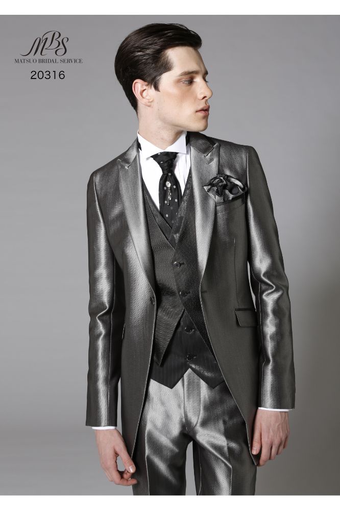 【TUNIC TUXEDO 20316】タキシード ホワイト DORMEUIL 4257 【結婚式　タキシード　レンタル】