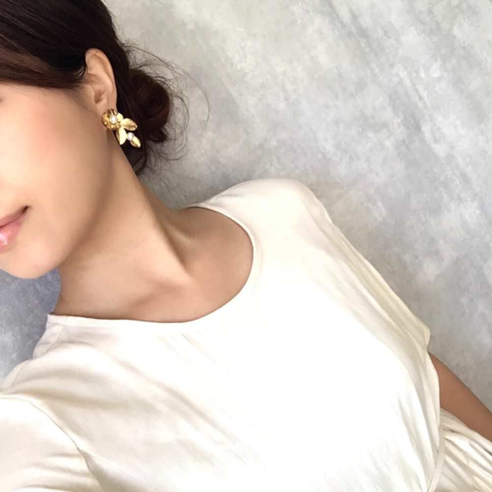 【ピアス・イヤリング】Natural ビジューピアス/ブライダルアクセサリー 【結婚式 ピアス イヤリング】