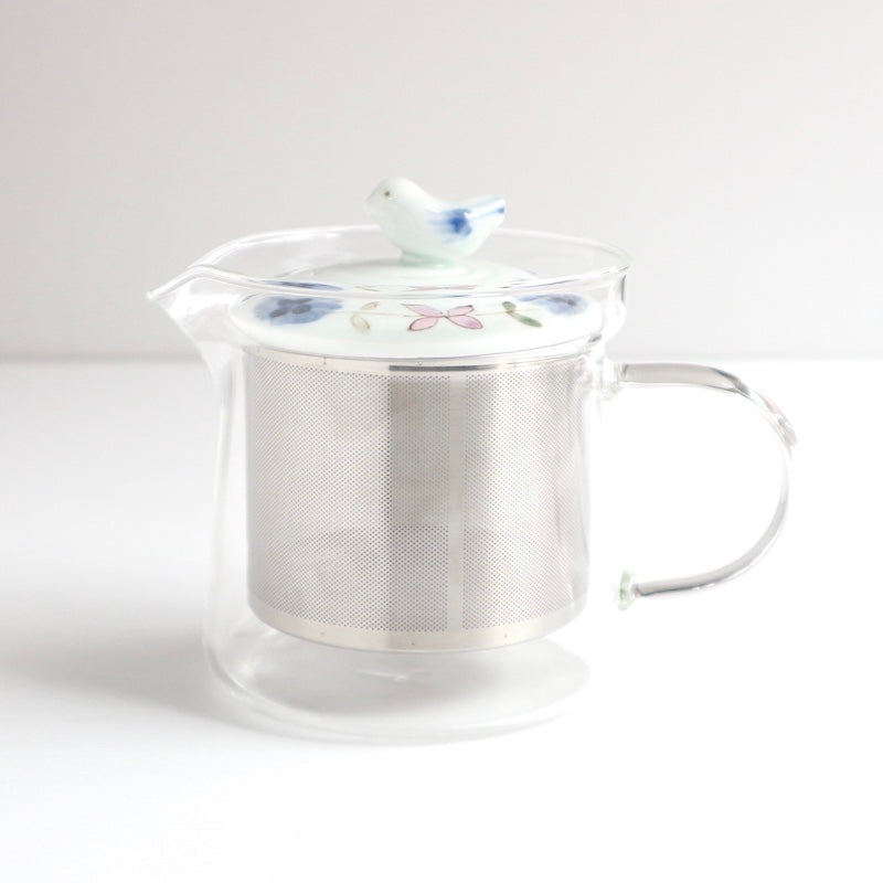 ブルーメ SSガラスポット 青・小 【結婚式 ギフト 引き出物 食器類】