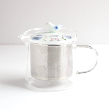 ブルーメ SSガラスポット 青・小 【結婚式 ギフト 引き出物 食器類】