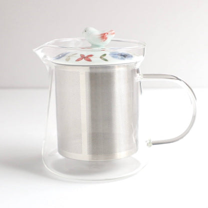 ブルーメ SSガラスポット 赤・大 【結婚式 ギフト 引き出物 食器類】