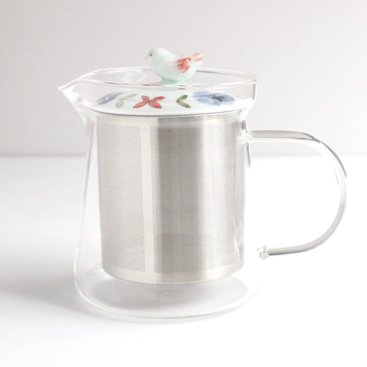 ブルーメ SSガラスポット 赤・大 【結婚式 ギフト 引き出物 食器類】