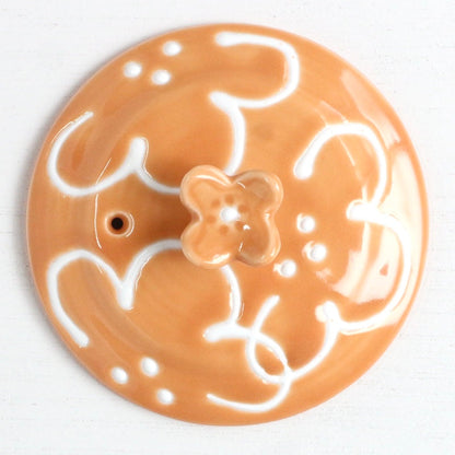 花紋 SSガラスポット 橙・大 【結婚式 ギフト 引き出物 食器類】