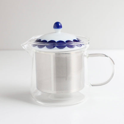 コリエ SSガラスポット 青・小 【結婚式 ギフト 引き出物 食器類】