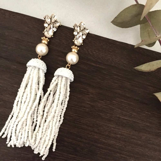 【ピアス・イヤリング】rin タッセルピアス/ブライダルアクセサリー 【結婚式 ピアス イヤリング】