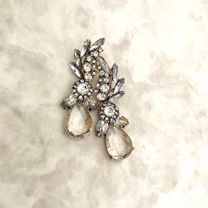 【ピアス・イヤリング】antique ビジューピアス/ブライダルアクセサリー 【結婚式 ピアス イヤリング】