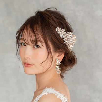 【ピアス・イヤリング】antique ビジューピアス/ブライダルアクセサリー 【結婚式 ピアス イヤリング】
