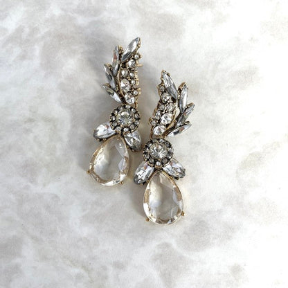 【ピアス・イヤリング】antique ビジューピアス/ブライダルアクセサリー 【結婚式 ピアス イヤリング】