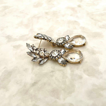 【ピアス・イヤリング】antique ビジューピアス/ブライダルアクセサリー 【結婚式 ピアス イヤリング】