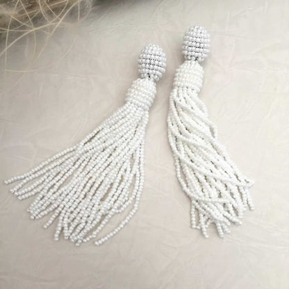 【ピアス・イヤリング】muguet タッセルピアス/ブライダルアクセサリー 【結婚式 ピアス イヤリング】