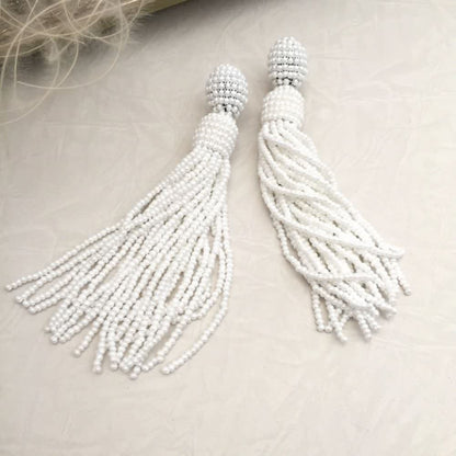 【ピアス・イヤリング】muguet タッセルピアス/ブライダルアクセサリー 【結婚式 ピアス イヤリング】