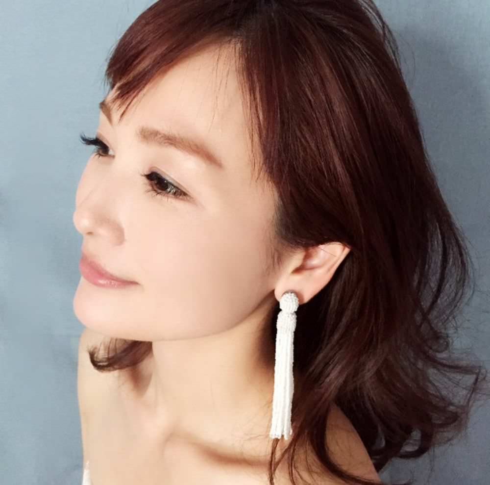 【ピアス・イヤリング】muguet タッセルピアス/ブライダルアクセサリー 【結婚式 ピアス イヤリング】