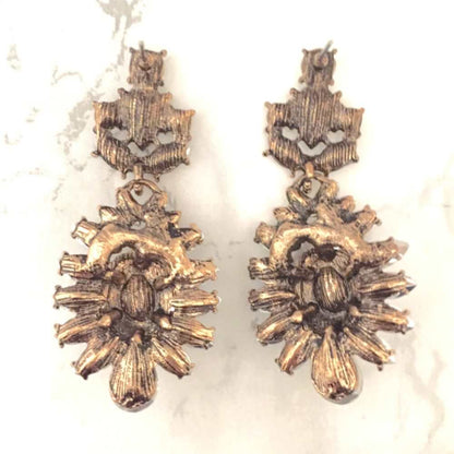【ピアス・イヤリング】chandelier ビジューピアス 【結婚式 ピアス イヤリング】