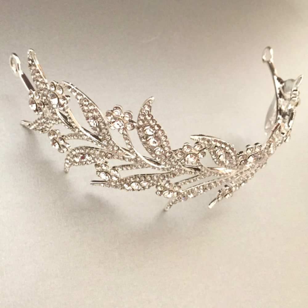 【ヘッドドレス】sweet ビジューカチューシャ/ブライダルアクセサリー 【結婚式 ヘアアクセサリー】