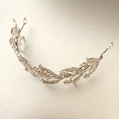 【ヘッドドレス】sweet ビジューカチューシャ/ブライダルアクセサリー 【結婚式 ヘアアクセサリー】