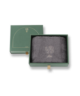 ハンドタオル1枚入り ギフトセット チャコールグレー【Foo Tokyo オーガニックコットン】 【結婚式 ギフト 引き出物 タオル 寝具】