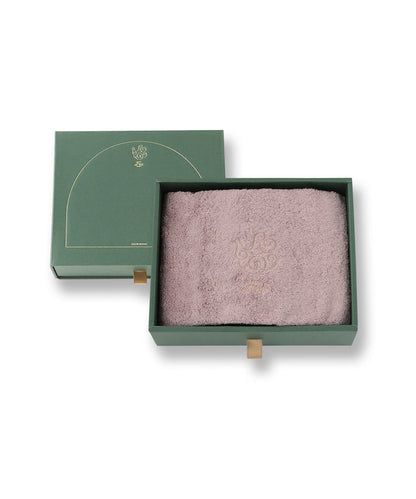 フェイスタオル1枚入り ギフトセット ピンク【Foo Tokyo オーガニックコットン】 【結婚式 ギフト 引き出物 タオル 寝具】