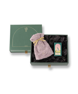 オーガニックコットン ハンドタオル(ピンク)&Foo Tokyo バスオイル Luxe Flower 1本 ギフトセット 【結婚式 ギフト 引き出物 タオル 寝具】