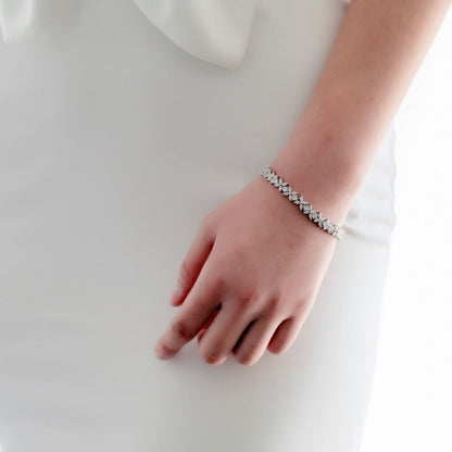 【ブレスレット】ブライダルブレスレット ジルコニア j3 【結婚式 ブレスレット】