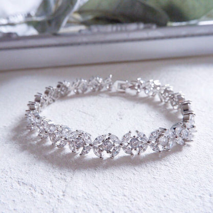 【ブレスレット】ブライダルブレスレット ジルコニア j3 【結婚式 ブレスレット】