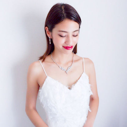 【イヤリング】ビジュー ウェディング ブライダルイヤリング j7 【結婚式 ピアス イヤリング】