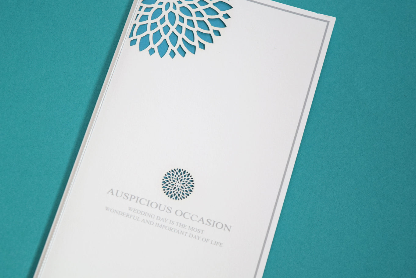 【結婚式 席次表 大人数専用】ダリア あさぎ (印刷込み)【結婚式 ペーパー 席次表】