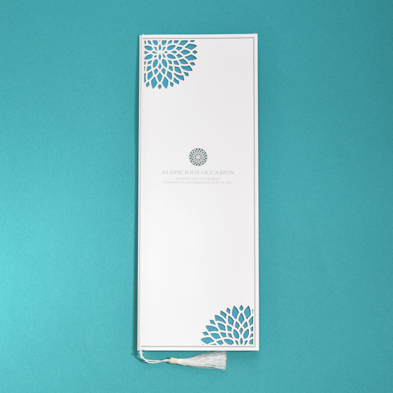 【※席次表+席札セット キャンペーン実施中※】ダリア あさぎ 結婚式 席順表【結婚式 ペーパー 席次表】