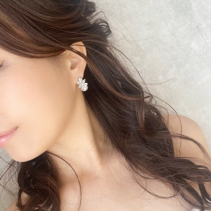 【ピアス・イヤリング】petit ジルコニアピアス 【結婚式 ピアス イヤリング】