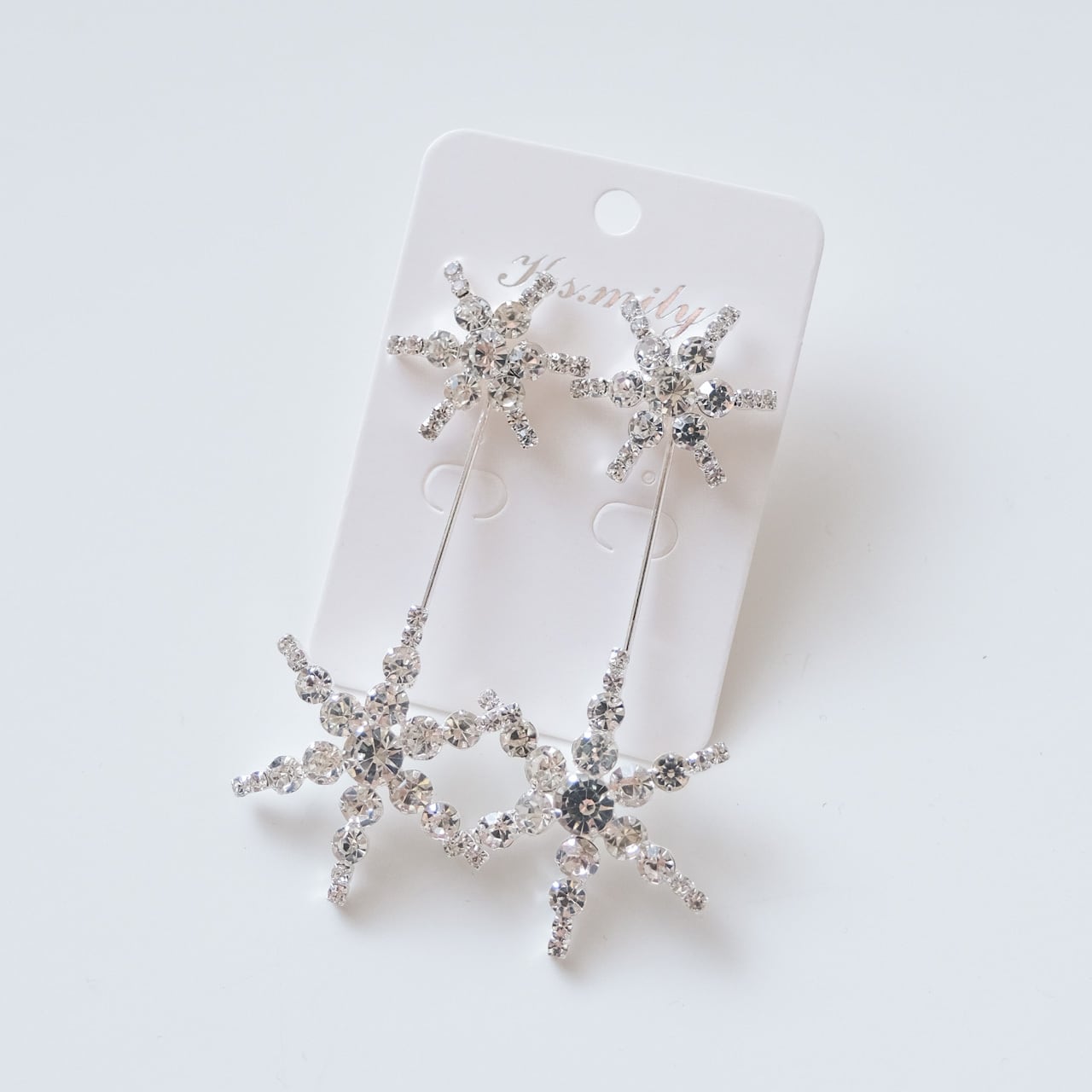 【ピアス】ビジュー スター ウェディング ブライダルピアス L5 【結婚式 ピアス イヤリング】