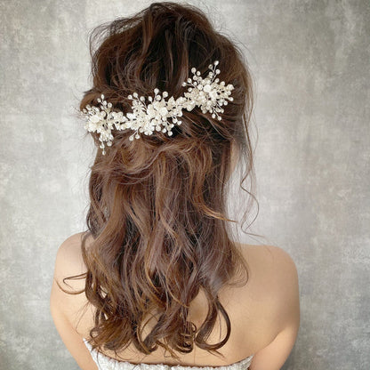 【ヘッドドレス】fleuron ブライダルヘッドドレス 【結婚式 ヘアアクセサリー】