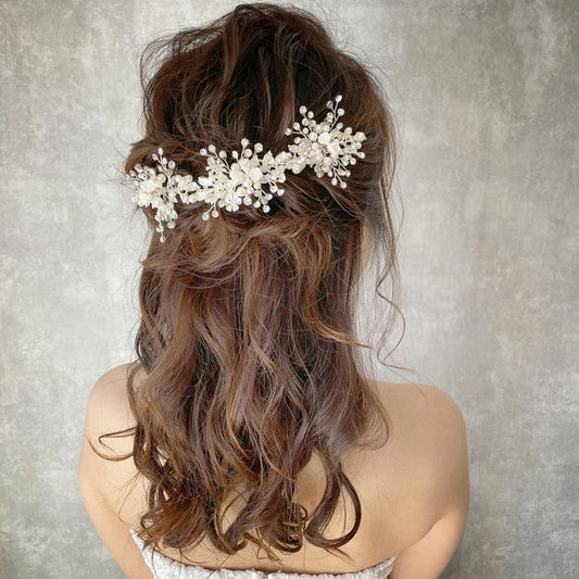 【ヘッドドレス】fleuron ブライダルヘッドドレス 【結婚式 ヘアアクセサリー】