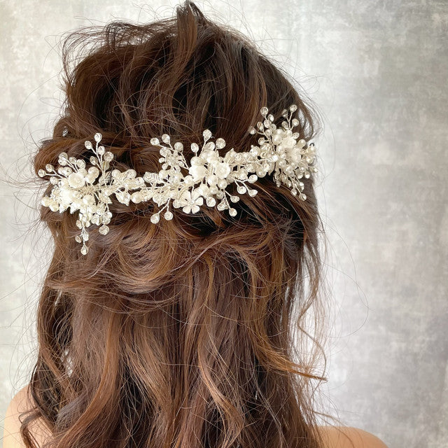 【ヘッドドレス】fleuron ブライダルヘッドドレス 【結婚式 ヘアアクセサリー】