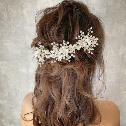 【ヘッドドレス】fleuron ブライダルヘッドドレス 【結婚式 ヘアアクセサリー】