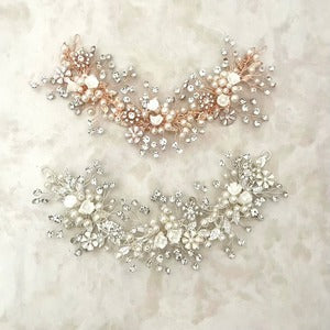 【ヘッドドレス】fleuron ブライダルヘッドドレス 【結婚式 ヘアアクセサリー】