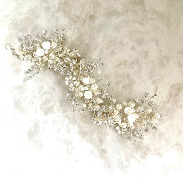 【ヘッドドレス】fleuron ブライダルヘッドドレス 【結婚式 ヘアアクセサリー】