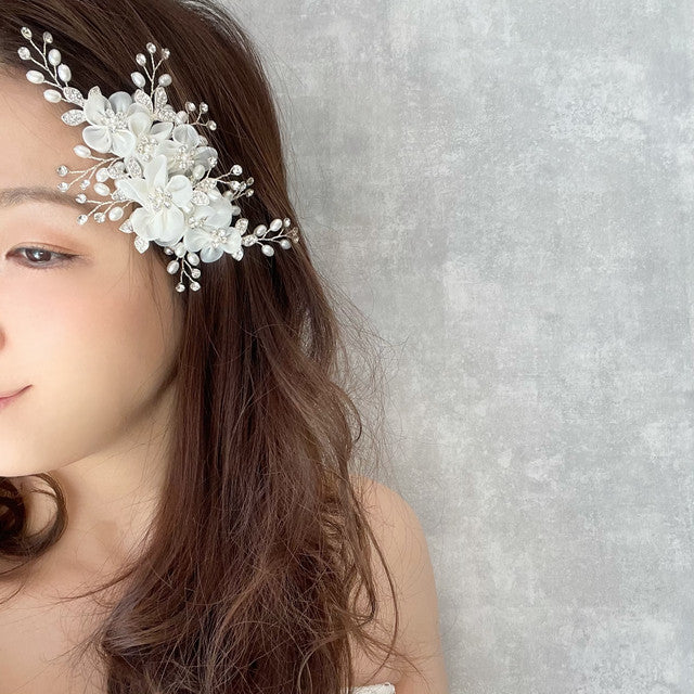 Cotton candy ヘッドドレス 【結婚式 ヘアアクセサリー】