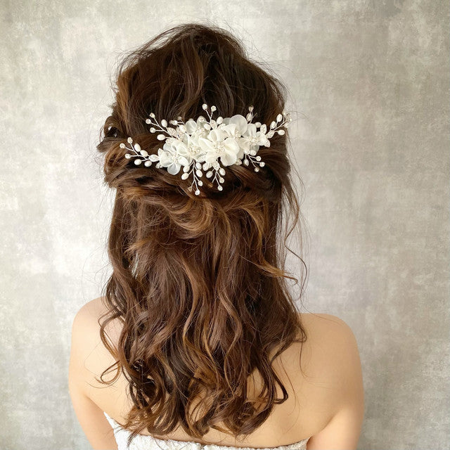 Cotton candy ヘッドドレス 【結婚式 ヘアアクセサリー】