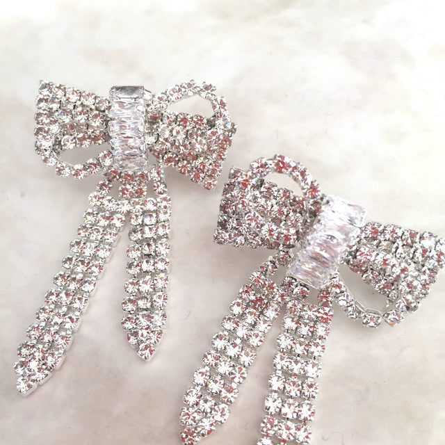 【ピアス・イヤリング】rubanリボンピアス 【結婚式 ピアス イヤリング】