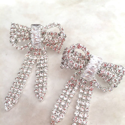 【ピアス・イヤリング】rubanリボンピアス 【結婚式 ピアス イヤリング】