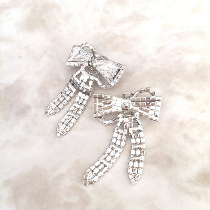 【ピアス・イヤリング】rubanリボンピアス 【結婚式 ピアス イヤリング】