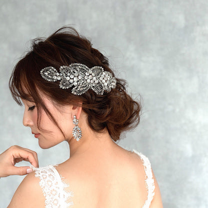 【ヘッドドレス】レンタル3泊4日ジェニーパッカム/アカシアⅡシルバー(Jenny Packham/acacia2/silver) 【結婚式　ヘアアクセサリー　レンタル】