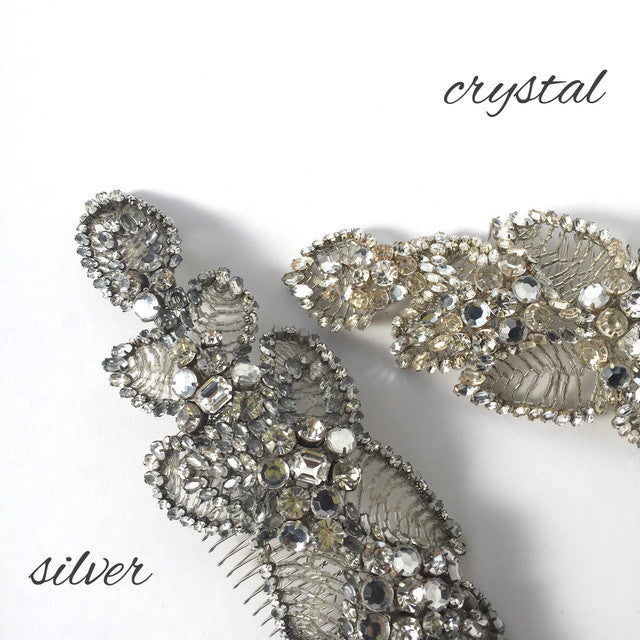 【ヘッドドレス】レンタル3泊4日ジェニーパッカム/アカシアⅡシルバー(Jenny Packham/acacia2/silver) 【結婚式　ヘアアクセサリー　レンタル】