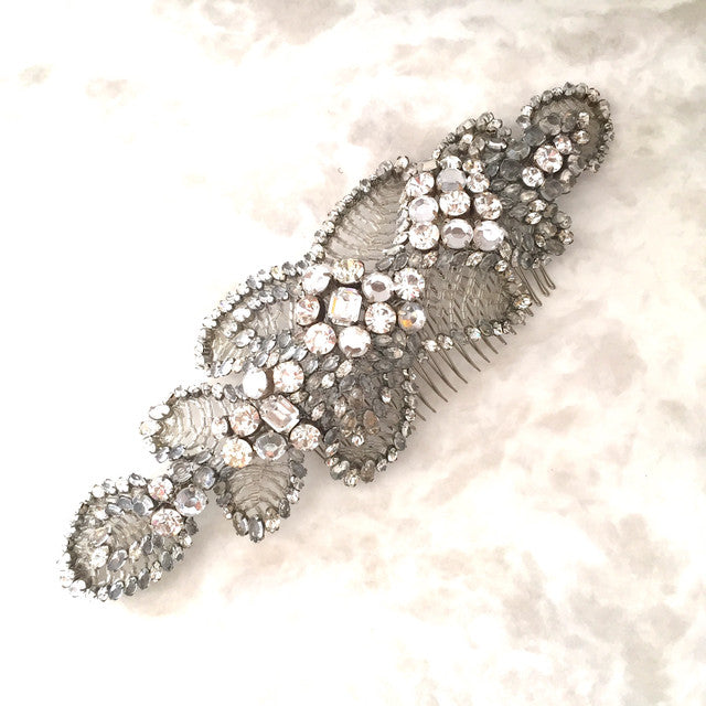 【ヘッドドレス】レンタル3泊4日ジェニーパッカム/アカシアⅡシルバー(Jenny Packham/acacia2/silver) 【結婚式　ヘアアクセサリー　レンタル】