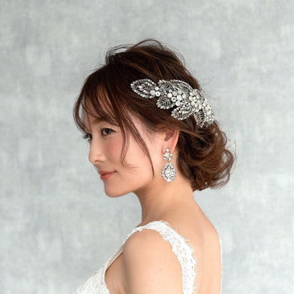 【ヘッドドレス】レンタル3泊4日ジェニーパッカム/アカシアⅡシルバー(Jenny Packham/acacia2/silver) 【結婚式 ヘアアクセサリー レンタル】