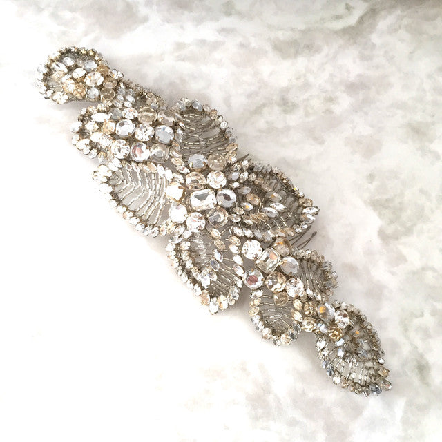 【ヘッドドレス】レンタル3泊4日ジェニーパッカム/アカシアⅡクリスタル(Jenny Packham/acacia2/crystal) 【結婚式　ヘアアクセサリー　レンタル】