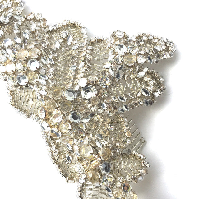 【ヘッドドレス】レンタル3泊4日ジェニーパッカム/アカシアⅢクリスタル(JennyPackham/acacia3/crystal) 【結婚式 ヘアアクセサリー レンタル】