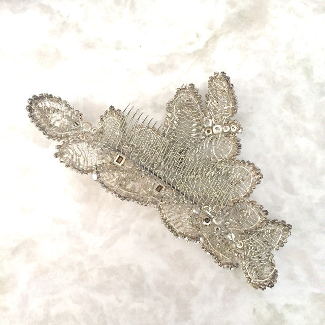 【ヘッドドレス】レンタル3泊4日ジェニーパッカム/アカシアⅢクリスタル(JennyPackham/acacia3/crystal) 【結婚式 ヘアアクセサリー レンタル】