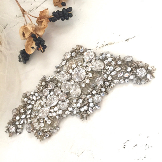 【ヘッドドレス】レンタル3泊4日ジェニーパッカム/カドー シルバー(Jenny Packham/Cadeaux/silver) 【結婚式 ヘアアクセサリー レンタル】